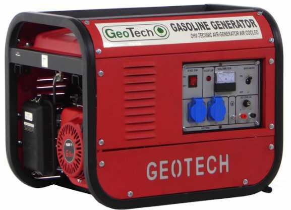 GeoTech GGSA3000 - Benzin-Stromerzeuger mit AVR-Regelung 2.7 kW - Dauerleistung 2.5 kW einphasig