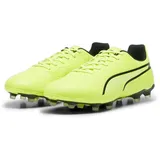 Puma King Match Fg/Ag Soccer Shoe, Electric Lime Black, 48.5 EU