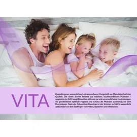 MKS Meble VITA Matratzenschoner 140 x 200 cm weiß