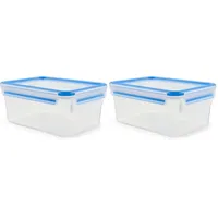 Emsa Frischhaltedose Clip & Close blau 11 cm hoch 3,7 l