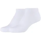 CAMANO Sneakersocken 2 Paare Weiß 39-42