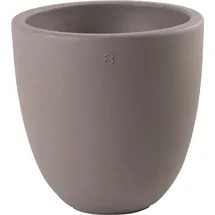 8 seasons DESIGN 8 seasons Shining Curvy Pot S (Taupe), – x H: 39x39cm – Taupe
