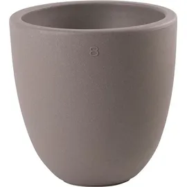 8 seasons DESIGN 8 seasons Shining Curvy Pot S (Taupe), – x H: 39x39cm – Taupe