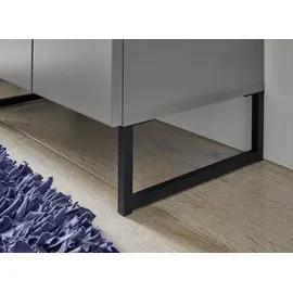 BASIC by Balculina Waschbeckenunterschrank Denver 60 x 60 x 35 cm Grau Matt
