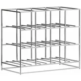 House Doctor Weinregal 41 x 20 x 35 cm Silber