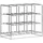 House Doctor Weinregal 41 x 20 x 35 cm Silber