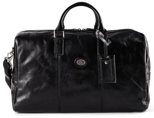 The Bridge Stovia Weekender Reisetasche Leder 45 cm  schwarz