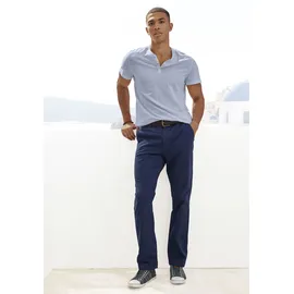 H.I.S. Henleyshirt blau M