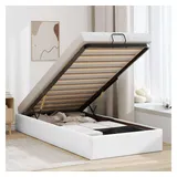 vidaXL Ottoman-Bett 100 x 200 cm Weiß