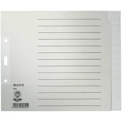 Papierregister Blanko, A4, Papier, 15 Blatt, grau