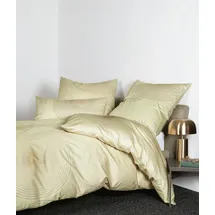 JANINE Bettwäsche Interlock-Jersey-Bettwäsche Carmen S, 100% Baumwolle, 2 teilig, 60° Wäsche blau