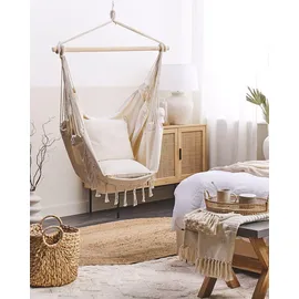 Beliani Hängesessel Bonea Beige