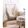 Beliani Hängesessel Bonea Beige