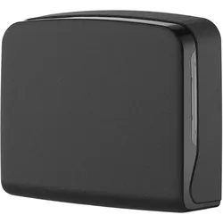 Plock GmbH Handtuchspender SemyTop Mini - Interfold - Kunststoff - schwarz - Papierspender