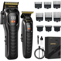 SUPRENT Profi Haarschneidemaschine Set Schwarz