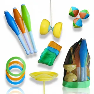 alldoro - Jonglierset für Kinder im Rucksack