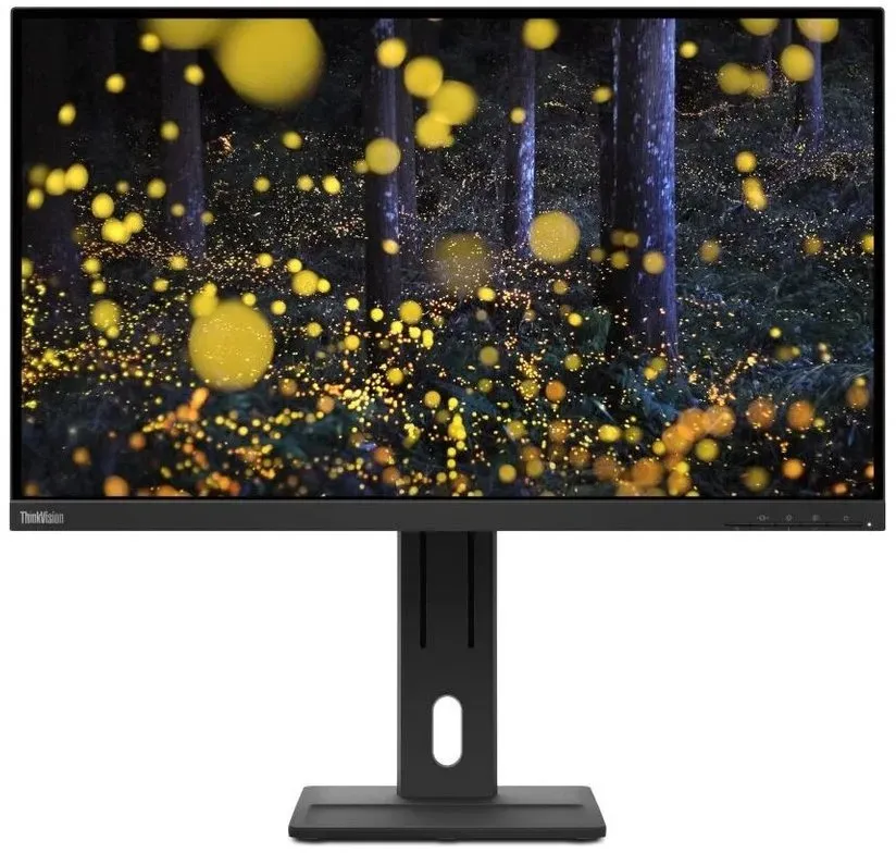 Lenovo Lenovo ThinkVision E27q-20 27" WQHD IPS Monitor TFT-Monitor (WQHD px, WQHD, 1.5 ms Reaktionszeit, IPS, Pivot-Funktion für flexibles Arbeiten)