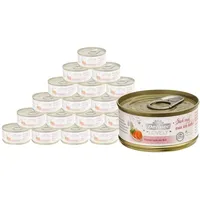 Dehner Premium Lovely Nassfutter für Katzen, Lachs / Reis,