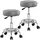 CASARIA Rollhocker Kunstleder Grau