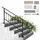 Vevor Handlauf Quadratisch 172,5x83,5 cm Schmiedeeisen