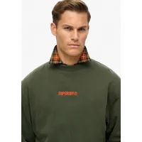 Superdry Micro LOGO GRAPHIC LOOSE CREW«, grün