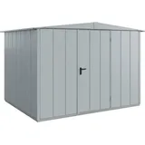 Metall-gerätehaus Berry Modern Mit Satteldach Typ 3, 324 X 248 Cm, Fenstergrau, 8 M2, 1-flüglige Tür - Hörmann