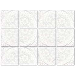 K&L Wall Art Fliesenaufkleber »Viktorianische Blumen«, selbstklebend