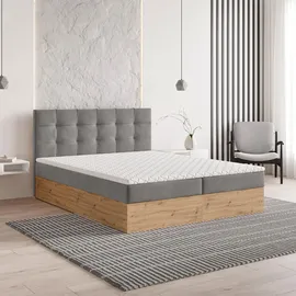 masseno Molven 160 x 200 cm Grau