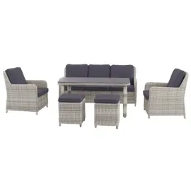 MWH Das Original Lodrino Loungeset 6-tlg. blau