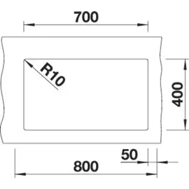 Blanco SUBLINE 700-U