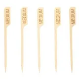 Papstar Steakmarker 9 cm Bambus