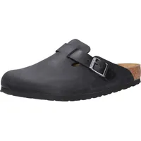 Birkenstock Boston Nubukleder geölt schwarz 40