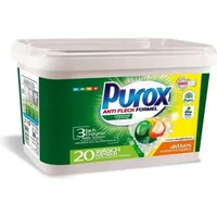 6x Purox Waschmittel Caps Universal 20er Color Kapseln Gel Bunte Wäsche Reiniger