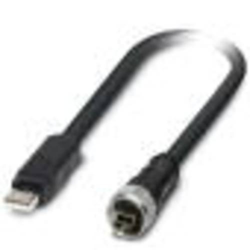 Phoenix Contact USB-Kabel USB 2.0 USB-A IP20 Stecker, USB-Mini-B IP20 Stecker 5.00m Schwarz 1420184