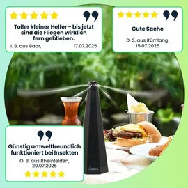 ideoon Mobiler 2-Flügel Insektenvertreiber Batterie & USB 1-tlg.