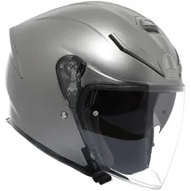 AGV K5 Jet Evo E2206, Motorrad Jet-Helmet, Unisex, Matt Luna Grey, XXL