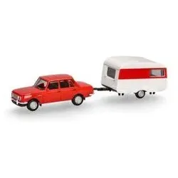 HERPA 028585 1:87 Wartburg 353 '82 Limousine mit Qek-Junior