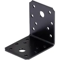 GAH Alberts Winkelverbinder 70 x 70 x 55 mm Schwarz/Metall