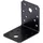 GAH Alberts Winkelverbinder 70 x 70 x 55 mm Schwarz/Metall