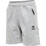 hummel MOVE Grid Sweatshorts Kinder 2006 grey melange 128