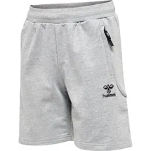 hummel MOVE Grid Sweatshorts Kinder 2006 grey melange 128