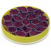 Schneider Dekor-Ausstecher aus Edelstahl, Blume 199651 - 20-teiliges Set