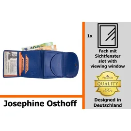 Josephine Osthoff Handtaschen-Manufaktur Josephine Osthoff Geldbörse unisex Portemonnaie blau