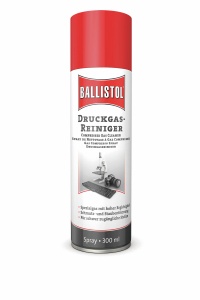 Ballistol Druckgas-Reiniger Spray, Druckgasreiniger entfernt Staub, feinste Fusseln und kleinere Partikel, 300 ml - Flasche