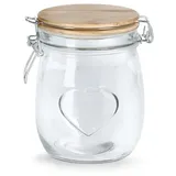 Zeller Vorratsglas "Heart" 750 ml