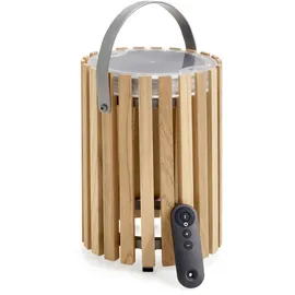 Solpuri Solarlampe Star mit Tragegriff - 400 - Teak