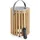 Solpuri Solarlampe Star mit Tragegriff - 400 - Teak