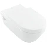 Villeroy & Boch Villeroy und Boch Vicare Universal Wand-WC-Combi-Pack 56498101 Tiefspüler, wandhängend, Abgang waagerecht