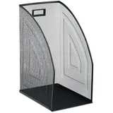 Relaxdays Stehsammler Metall, Schwarz