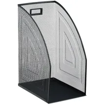 Relaxdays Stehsammler Metall, Schwarz